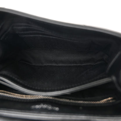 Saint Laurent Calfskin Y Quilted Monogram Toy Loulou Crossbody Bag Black 5 of 10