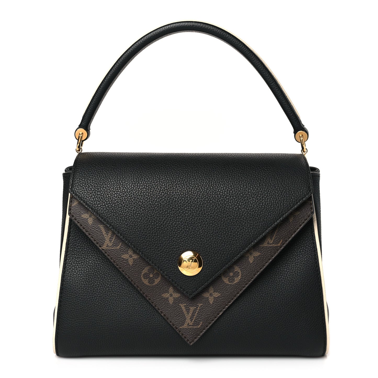 Monogram Double V Black