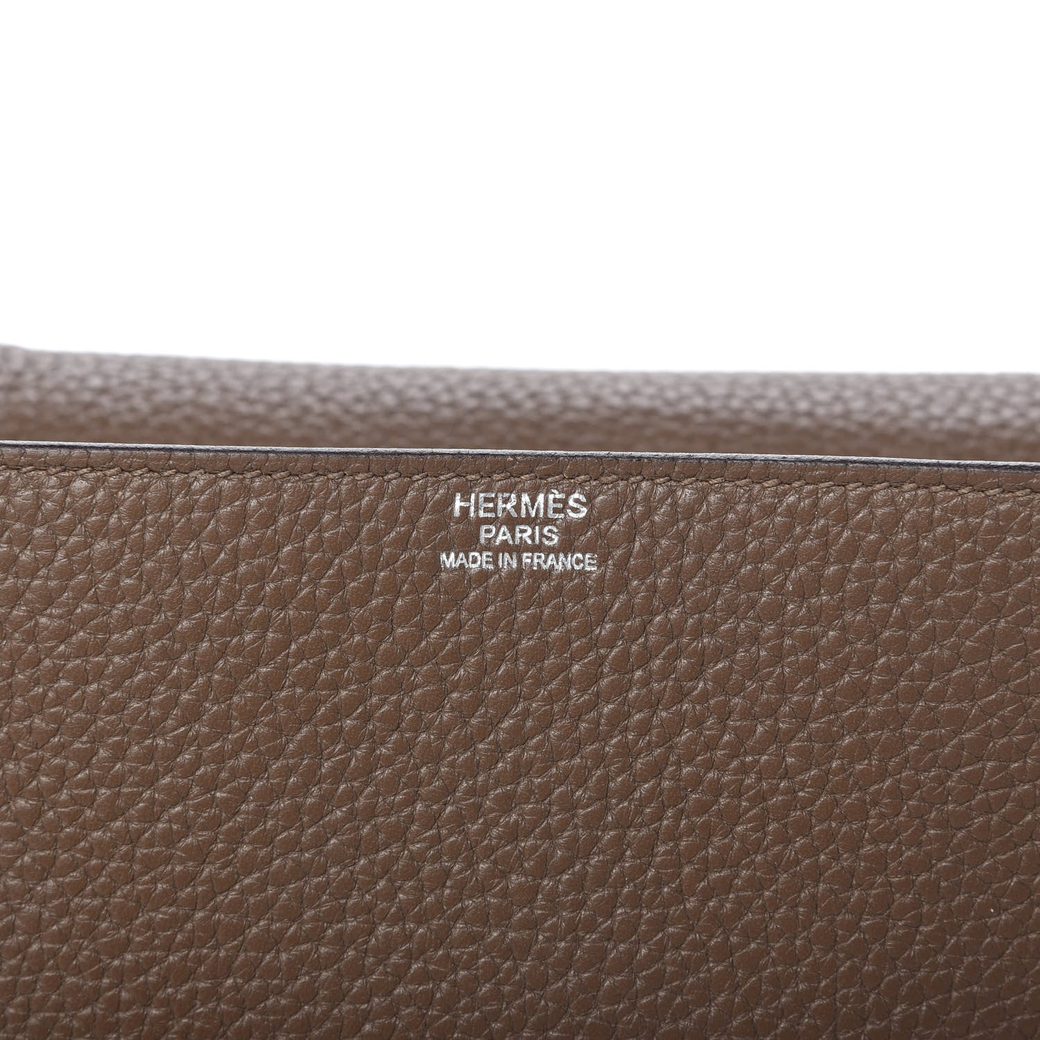 Hermes Taurillon Clemence Steve Caporal Messenger Taupe 8 of 10