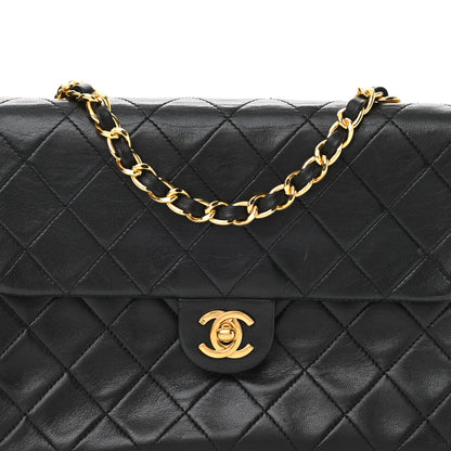 Chanel Lambskin Quilted Small Single Flap Black 9 of 11