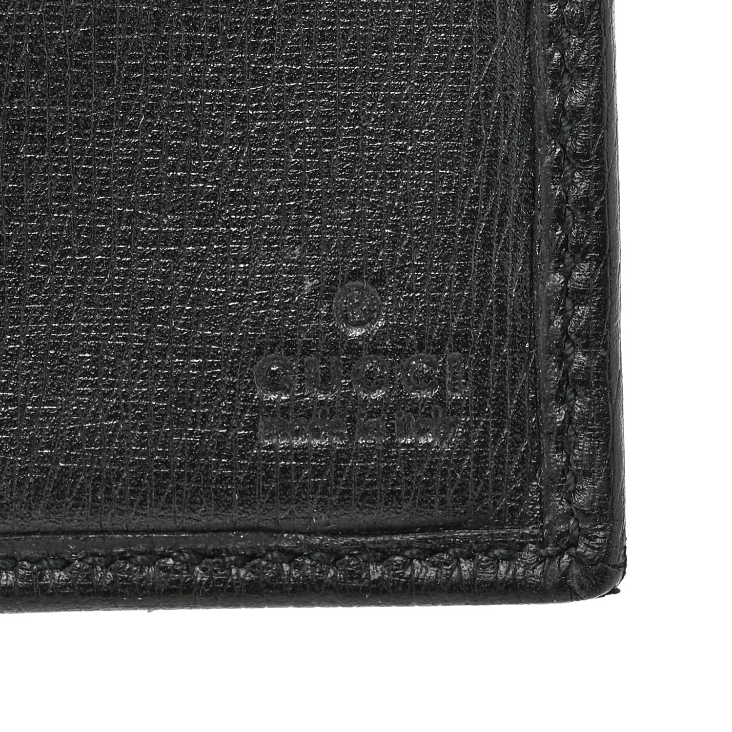 Gucci Calfskin Interlocking G Continental Wallet Black 7 of 12