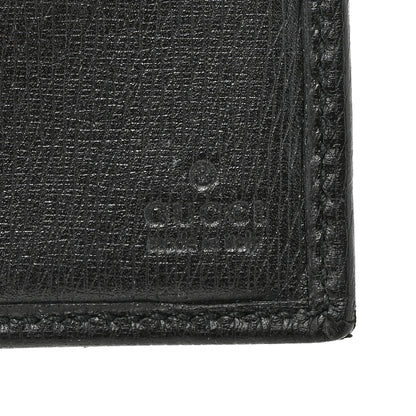 Gucci Calfskin Interlocking G Continental Wallet Black 7 of 12