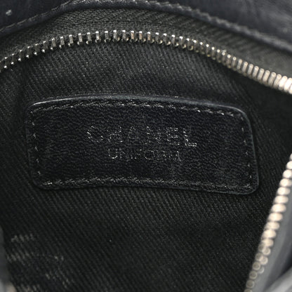 Chanel Aged Calfskin Quilted Crossbody Bag Black 7 of 17