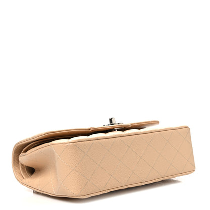 Chanel Caviar Quilted Small Double Flap Beige 4 of 10