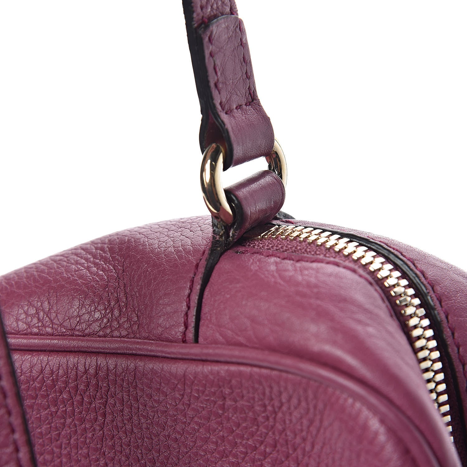 Gucci Pebbled Calfskin Small Soho Disco Bag Peonia Flower 12 of 15
