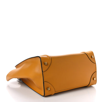 Celine Smooth Calfskin Micro Luggage Amber 4 of 8