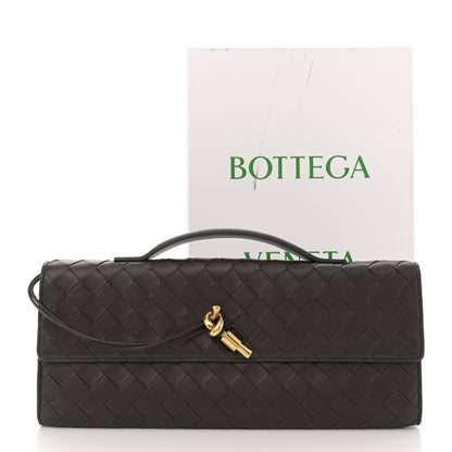 Bottega Veneta Nappa Intrecciato Long Andiamo Top Handle Clutch Fondant 13 of 13