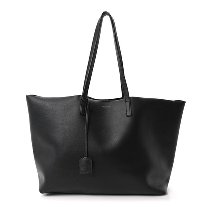 Saint Laurent Calfskin Large Shopping Tote Black 1 of 10