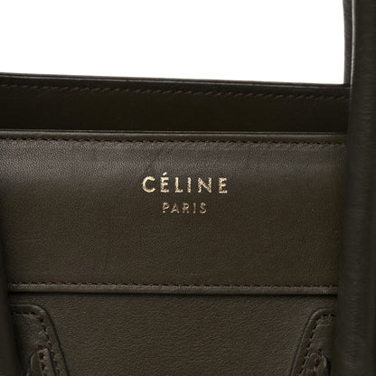 Celine Smooth Calfskin Micro Luggage Jungle 20 of 20