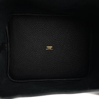 Hermes Taurillon Clemence Picotin Lock 22 MM Black 5 of 10