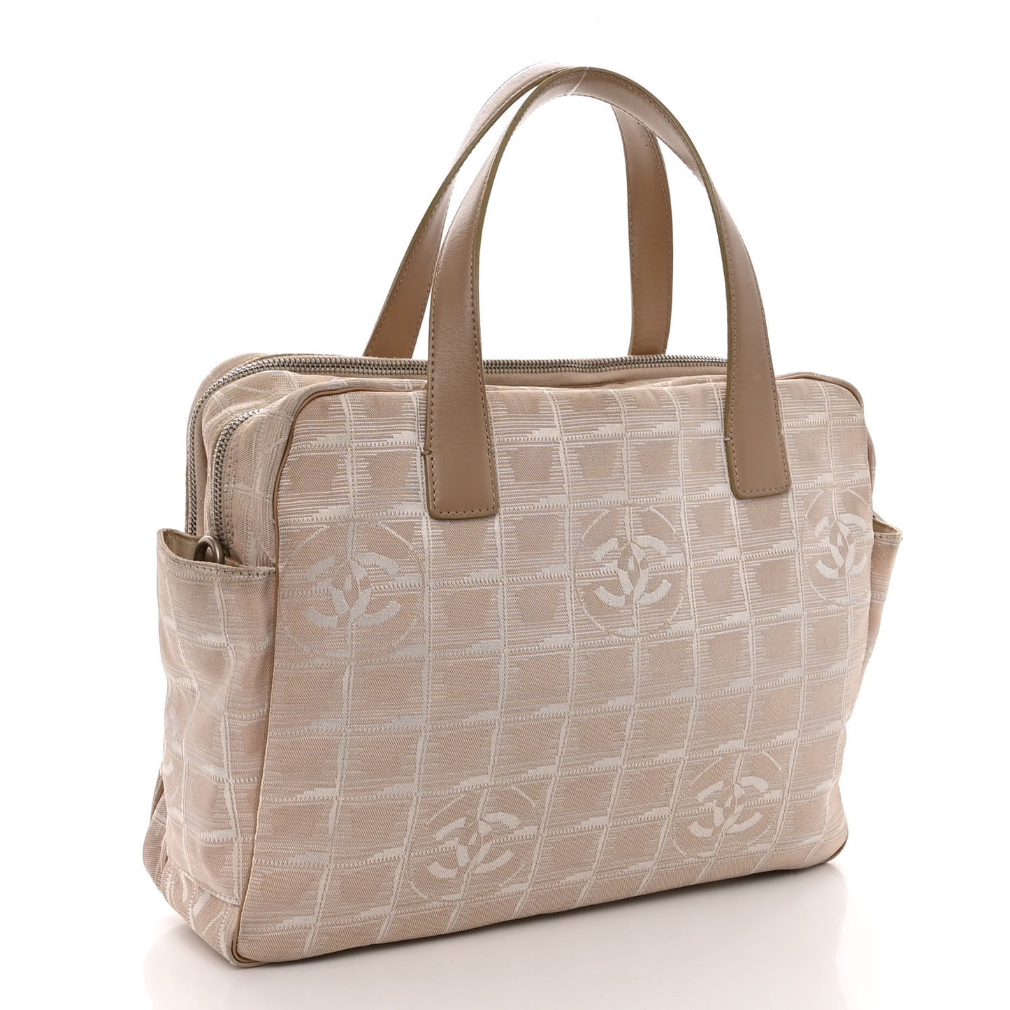 Nylon Travel Tote Beige