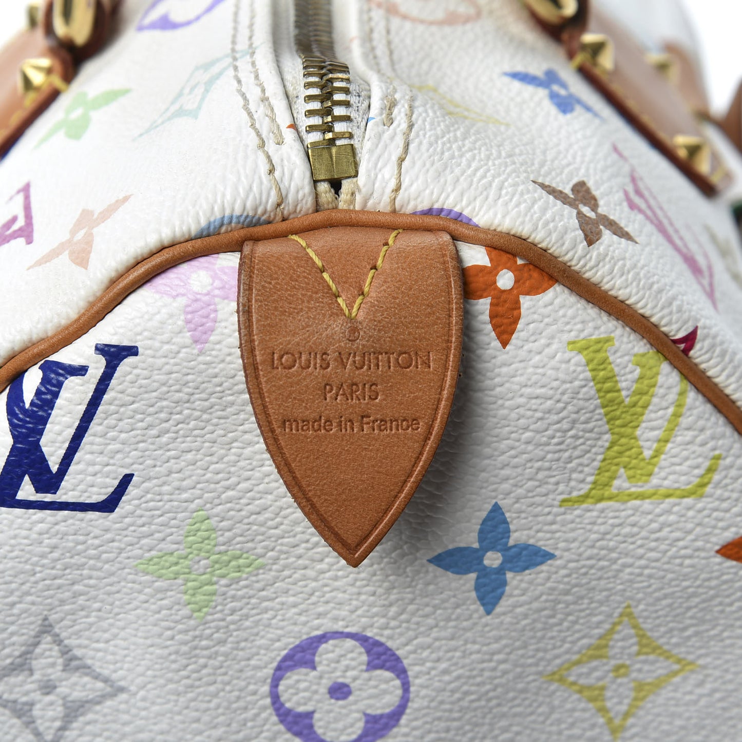 Monogram Multicolor Speedy 30 White