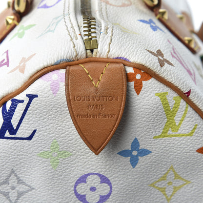 Louis Vuitton Monogram Multicolor Speedy 30 White 8 of 8