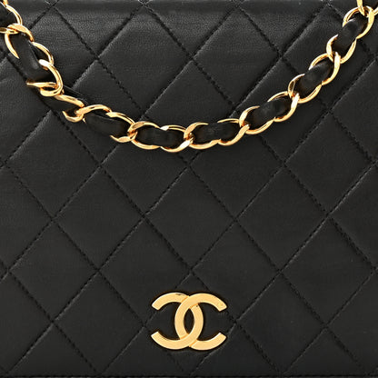 Chanel Lambskin Quilted Small Single Flap Black 9 of 13