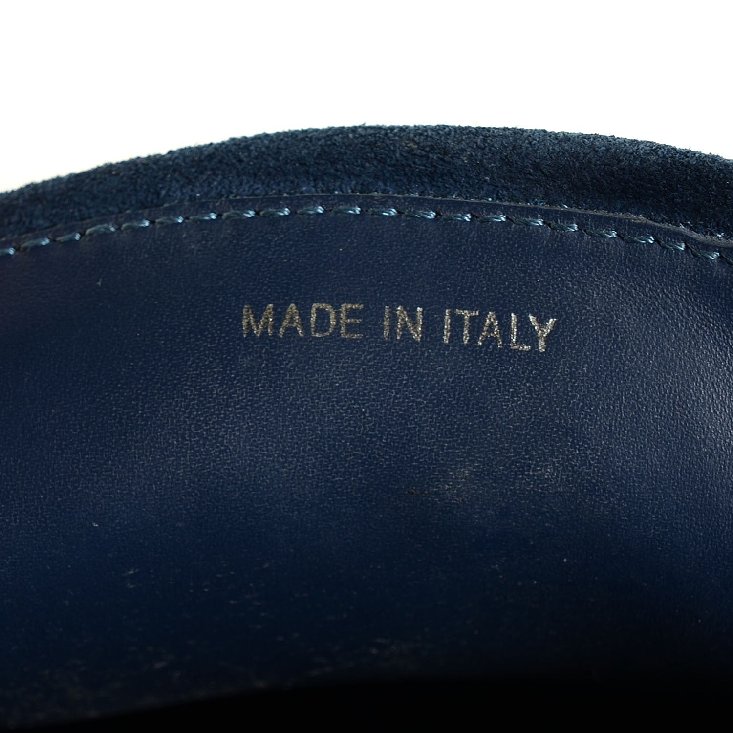 Louis Vuitton Perforated Suede Monte Carlo Mens Loafers Marine 12 8 of 9