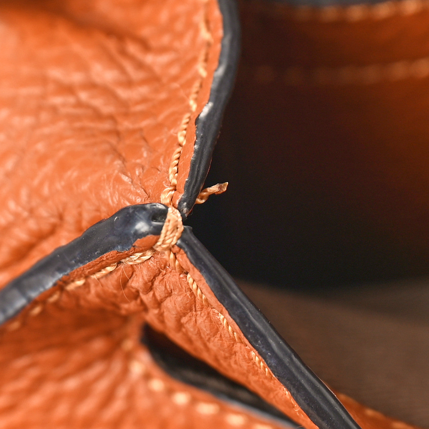 Grained Calfskin Small Marcie Saddle Bag Tan