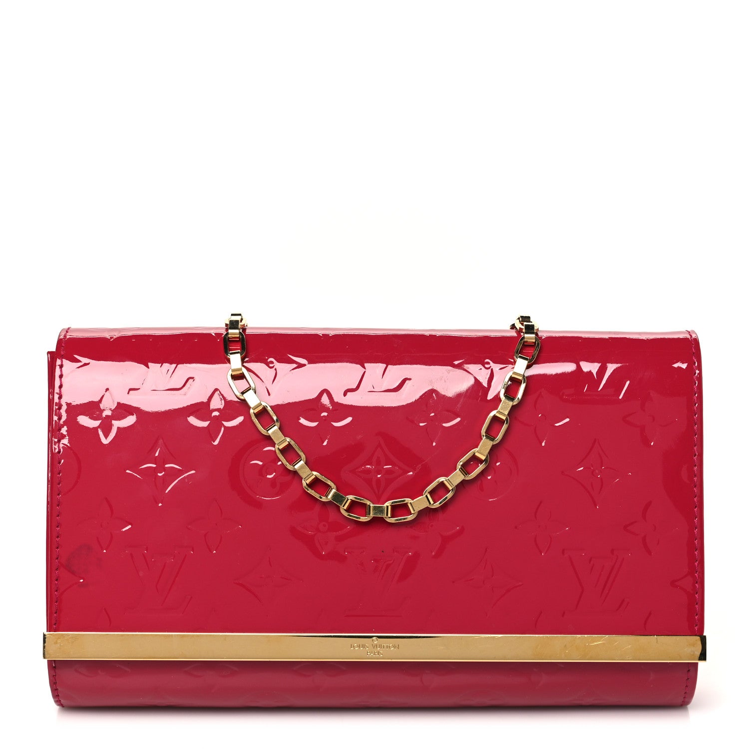 Louis Vuitton Vernis Ana Clutch Rose Indien 1 of 13