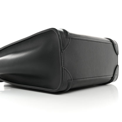 Celine Smooth Calfskin Nano Luggage Black 9 of 13