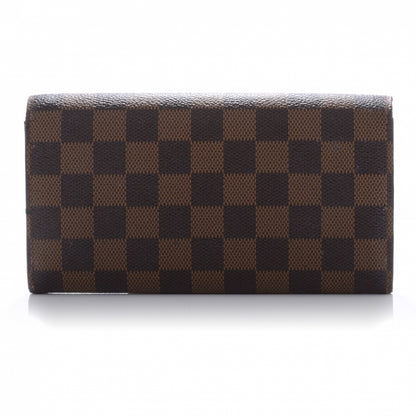 Louis Vuitton Damier Ebene Sarah Wallet 3 of 7