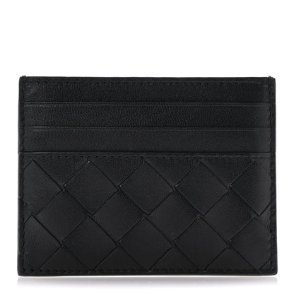 Bottega Veneta Nappa Intrecciato VN Card Case Black 1 of 11
