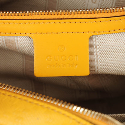 Gucci Calfskin Diamante Small Top Handle Bag Yellow 6 of 7