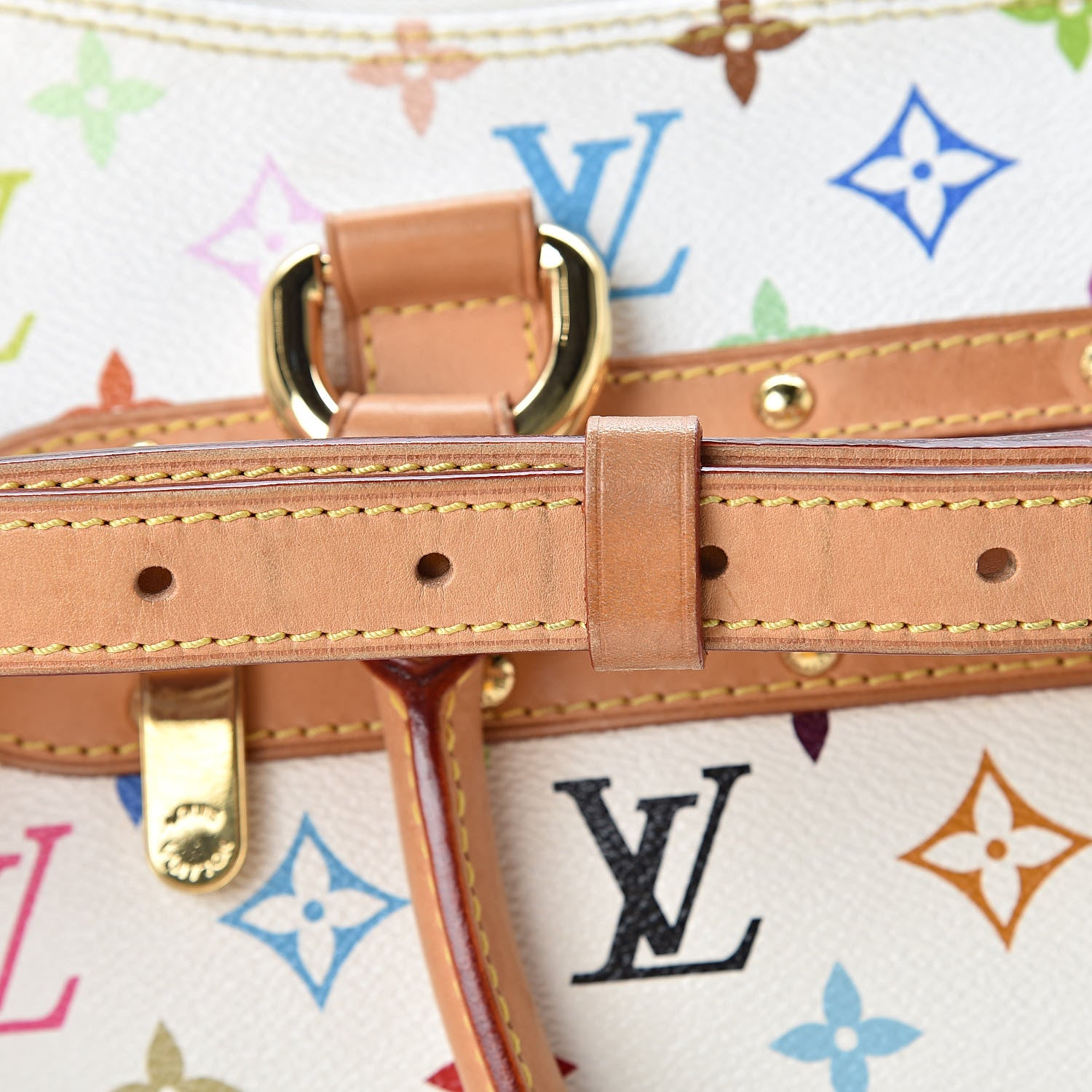Louis Vuitton Monogram Multicolor Rita White 14 of 17