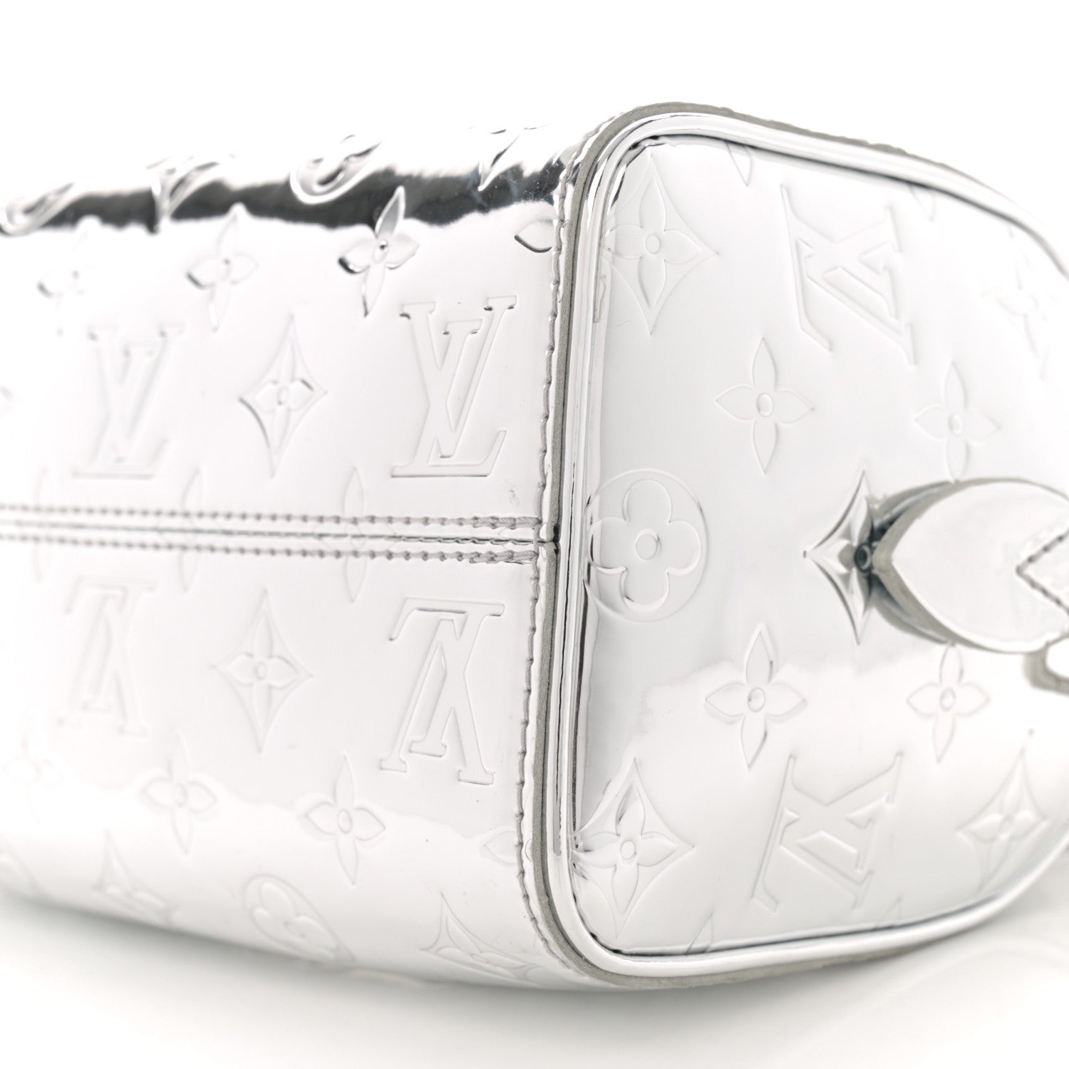 Louis Vuitton Monogram Miroir Speedy Bandouliere 20 Silver 9 of 9