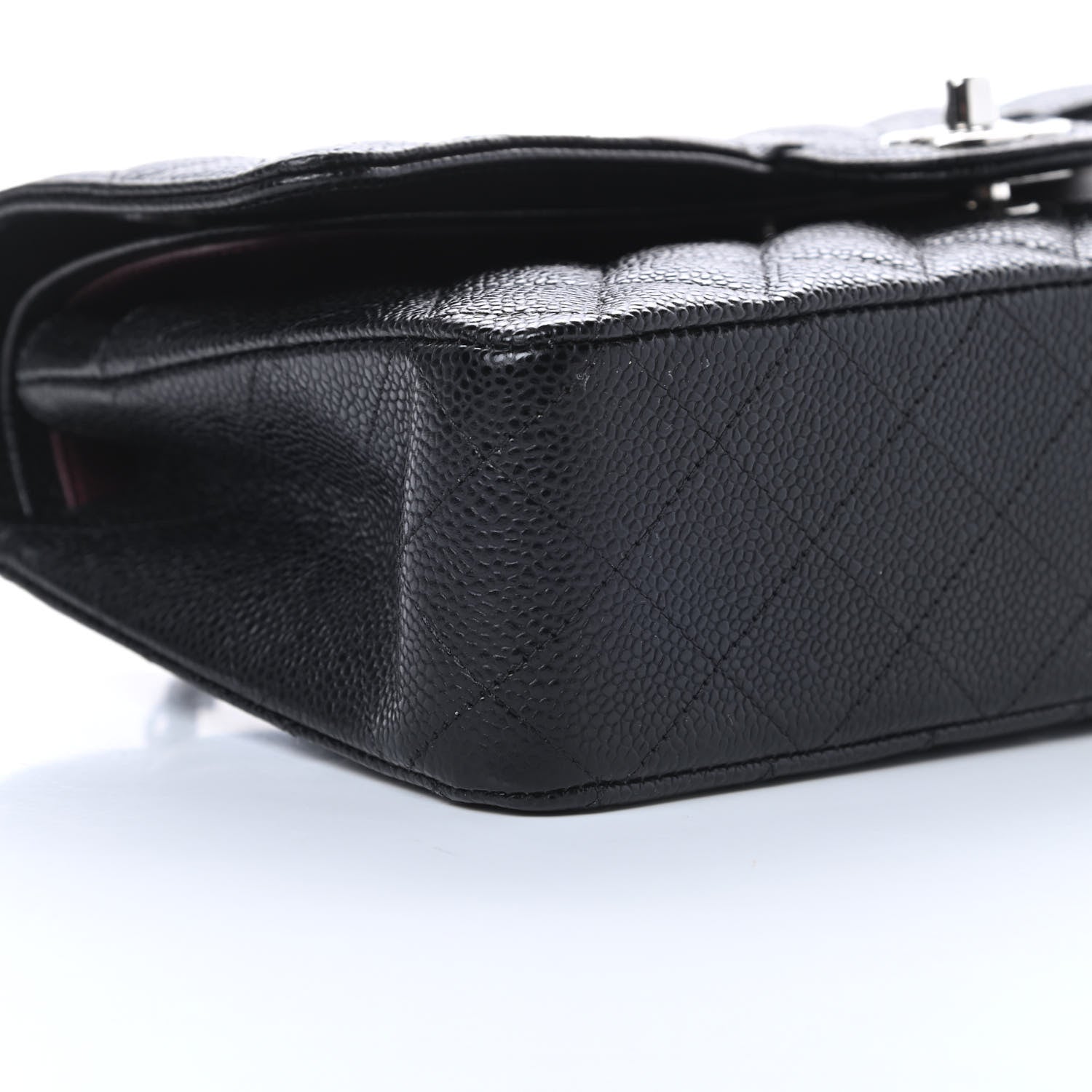 Chanel Caviar Quilted Medium Double Flap Black 9 of 12