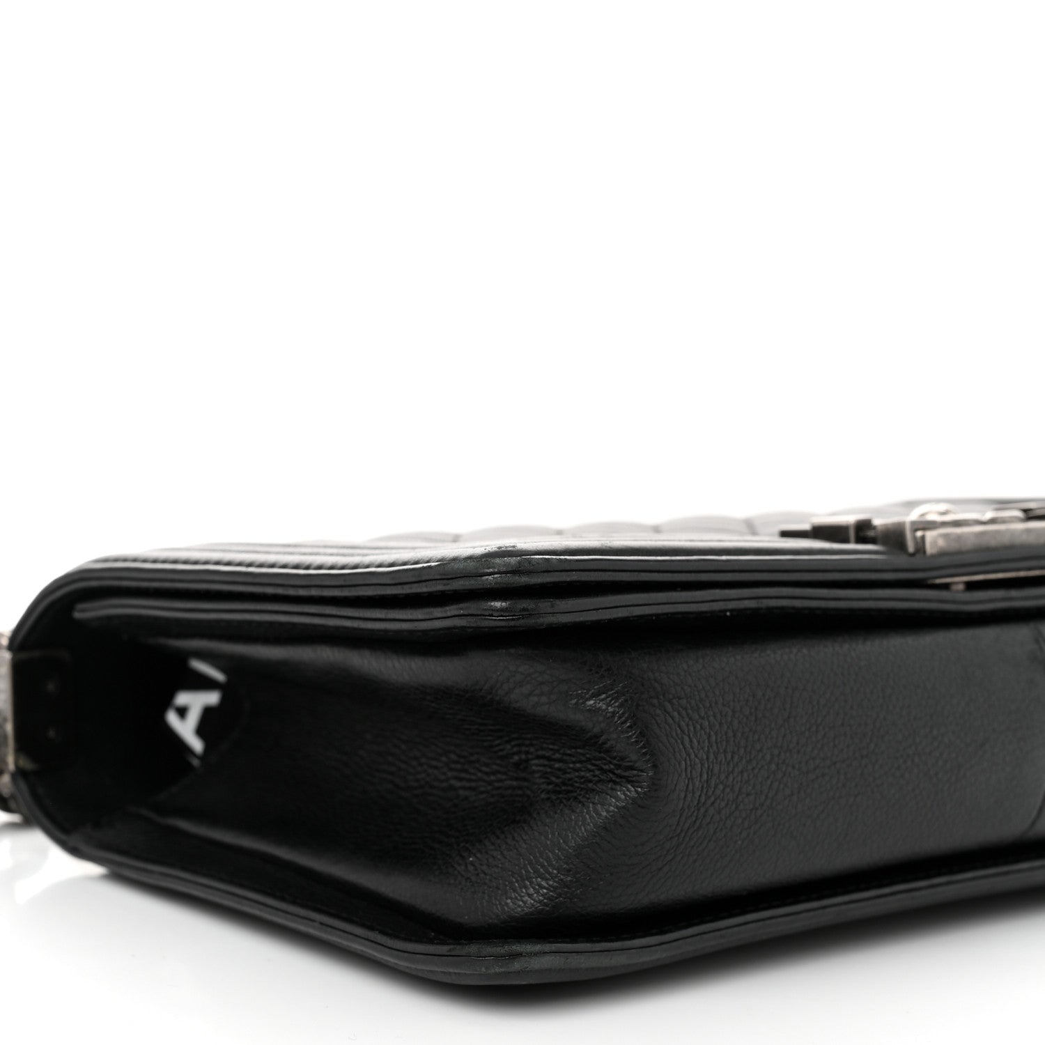 Chanel Calfskin Quilted Medium Boy Flap Black 9 of 10
