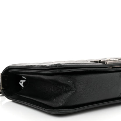Chanel Calfskin Quilted Medium Boy Flap Black 9 of 10