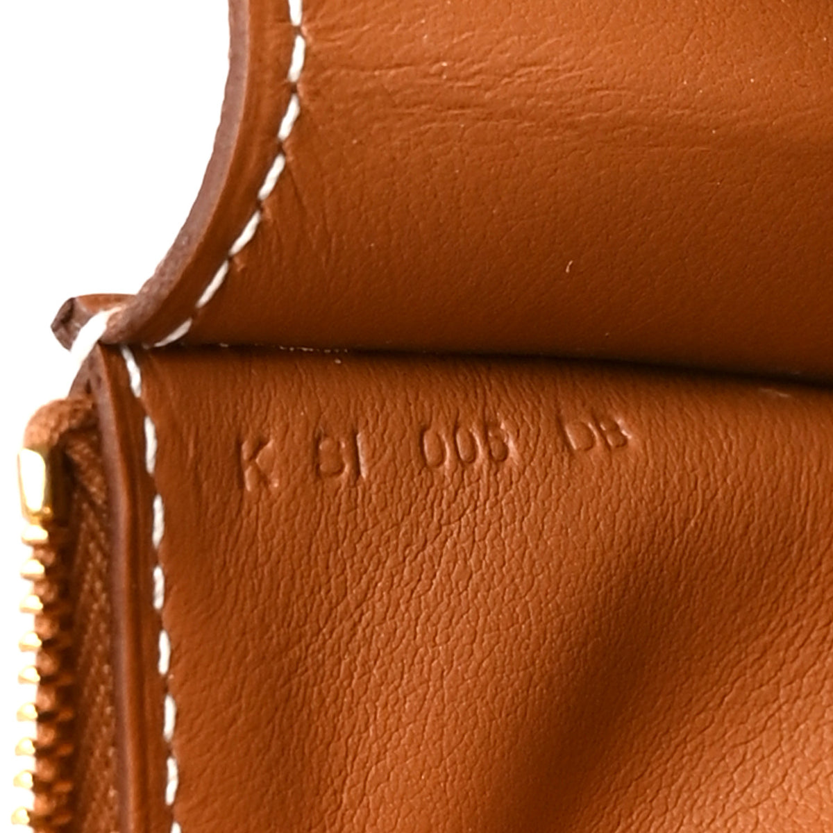 Hermes Evercolor Chaine d'Ancre Zipengo PM Toiletry Pouch Gold 7 of 11