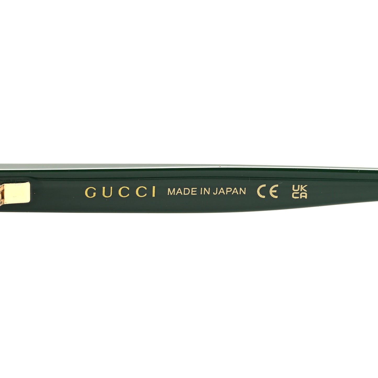 Acetate Interlocking G Square Sunglasses GG1066S Black Green