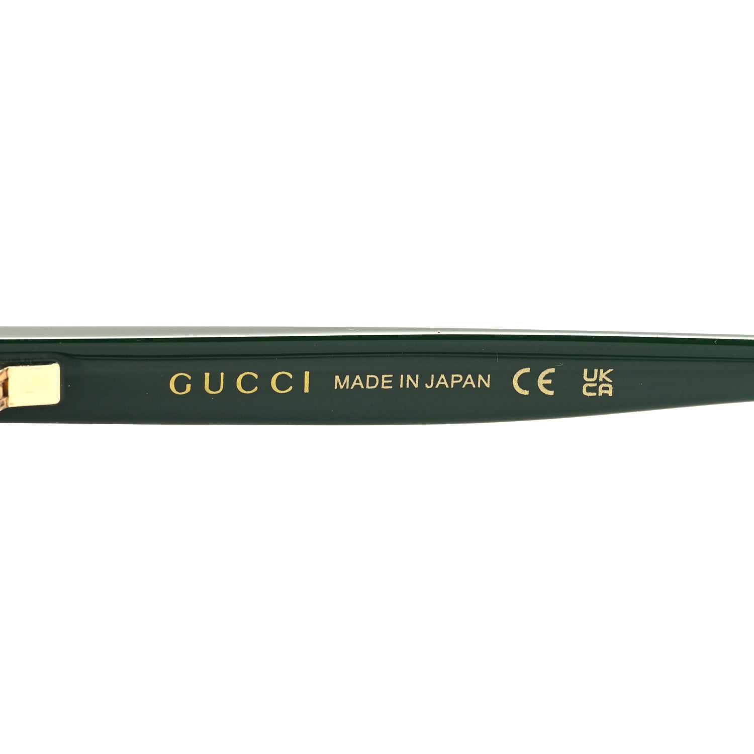 Gucci Acetate Interlocking G Square Sunglasses GG1066S Black Green 5 of 7