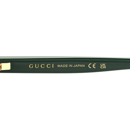 Gucci Acetate Interlocking G Square Sunglasses GG1066S Black Green 5 of 7