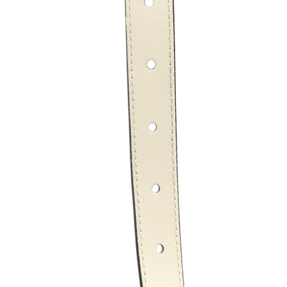Gucci Calfskin Double G 20mm Belt 75 30 Mystic White 4 of 4