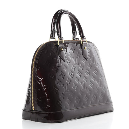 Louis Vuitton Vernis Alma PM Amarante 3 of 11