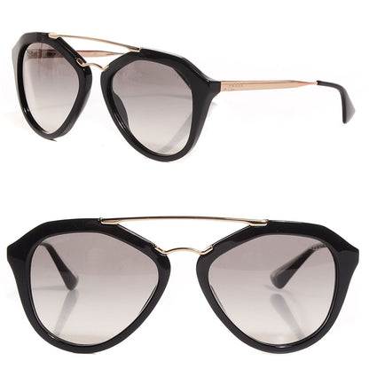 Prada Acetate Metal Cinema Sunglasses SPR 12Q Black 1 of 5