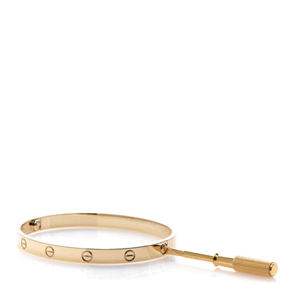 Cartier 18K Yellow Gold LOVE Bracelet 19 5 of 6
