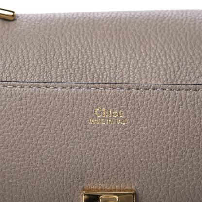 Chloe Grained Lambskin Mini Drew Shoulder Bag Motty Grey 7 of 8
