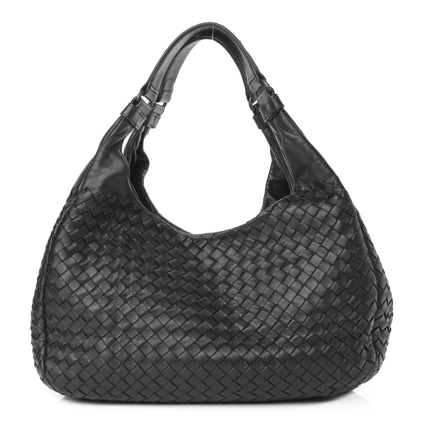 Nappa Intrecciato Medium Campana Black