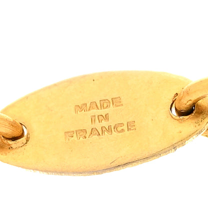 Chanel Gripoix Chicklet Sautoir Necklace Gold Red 6 of 8