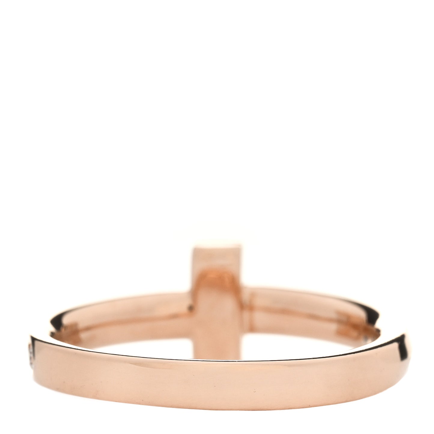 18K Rose Gold Diamond 2.5mm T T1 Ring 50 5.5
