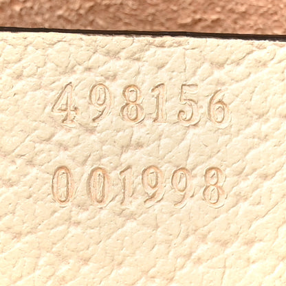 Gucci GG Supreme Monogram Flora Textured Calfskin Small Padlock Tote Beige Ebony Multicolor Mystic White 7 of 14