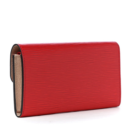 Louis Vuitton Epi Emilie Wallet Coquelicot 2 of 4