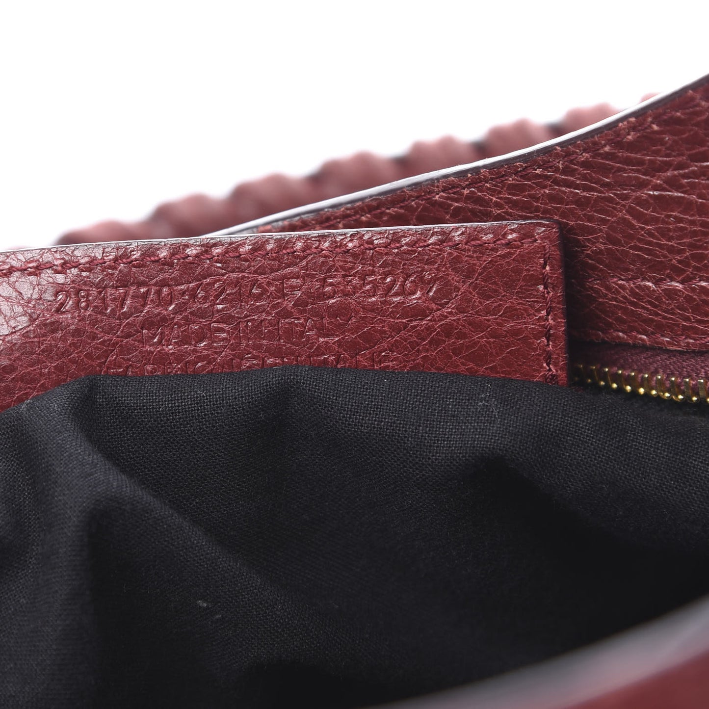 Agneau Giant 12 Gold Hardware City Rouge Cerise