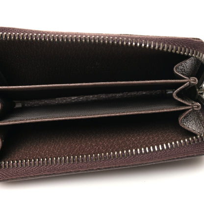 Gucci GG Supreme Web Ophidia Zip Around Card Case Brown 5 of 8