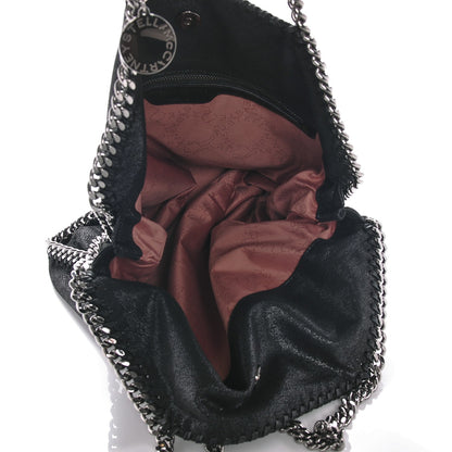 Stella McCartney Shaggy Deer Fold Over Falabella Tote Black 5 of 6