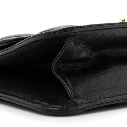 Christian Dior Lambskin Cannage Miss Dior Promenade Pouch Black 11 of 12