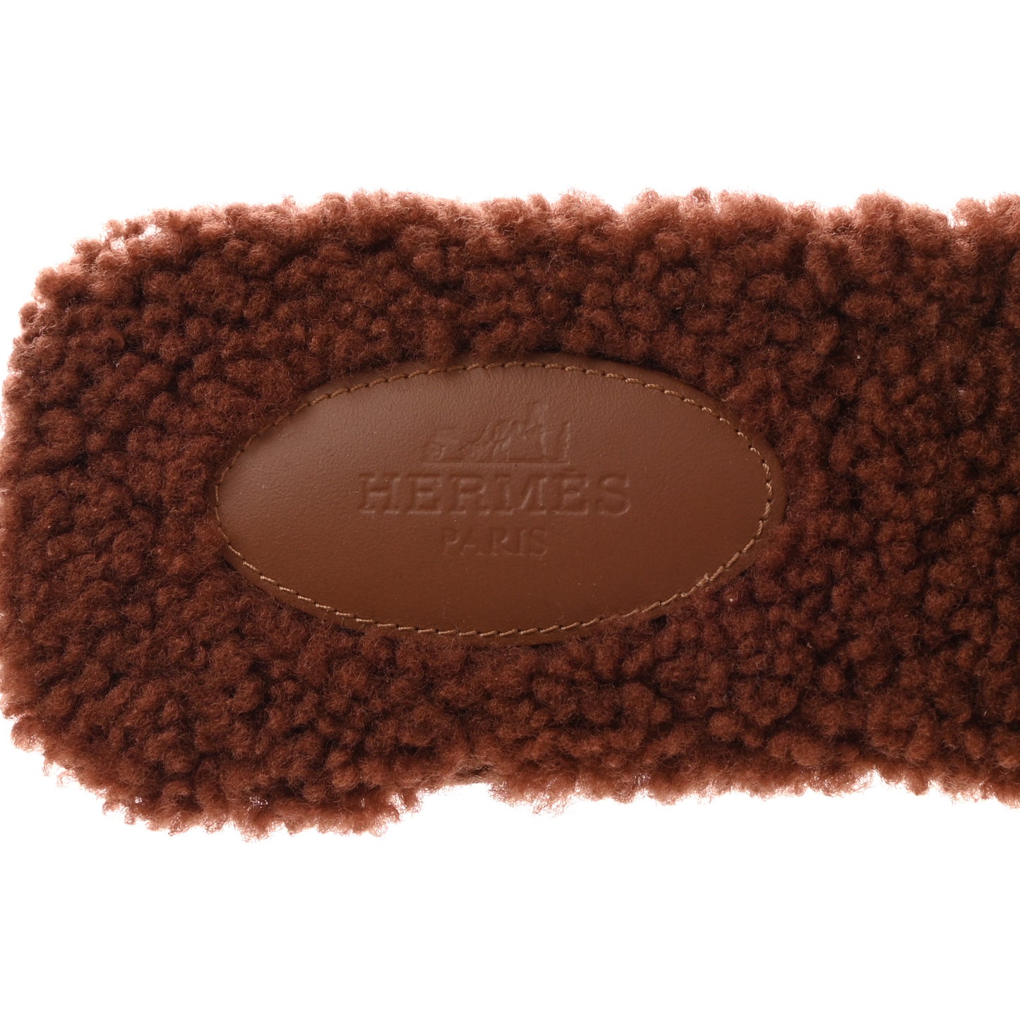 Woolskin Oran Sandals 40.5 Cognac