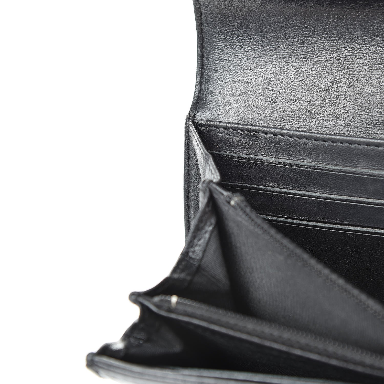 Chanel Lambskin Quilted Boy Flap Wallet Black 11 of 19
